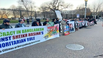 দ্য ডিপ্লোম্যাটের নিবন্ধ/গণতন্ত্র পুনরুদ্ধারে বাংলাদেশিরা যুক্তরাষ্ট্রের দিকে তাকিয়ে